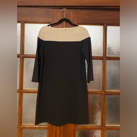 Gap B/W Block Mid-Length Shift Dress - Picture 2 of 6